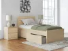 Ashley Furniture EB9632B10 Ashley Furniture EB9632B10 Onita - Twin Panel Platform Bed With 1 Side Storage - Natural