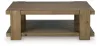 Ashley Furniture T553-1 Flangren - Rectangular Cocktail Table - Light Brown