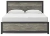 Ashley Furniture PCB1118B7 Ashley Furniture PCB1118B7 Broachmyn - King Panel Bed - Black / Gray