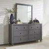 Liberty Furniture 423-YBR-FPBDM Liberty Furniture 423-YBR-FPBDM Cottage View - 3 Piece Bedroom Set (Full Panel Bed, Dresser & Mirror) - Dark Gray