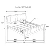 CoasterEveryday 202091KW Carlton - Wood California King Panel Bed - Cappuccino
