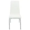 CoasterEssence 121572 Bishop - Upholstered Dining Side Chair (Set of 2) - White