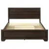 CoasterEveryday 204390KW Kauffman - Wood California King Storage Panel Bed - Dark Cocoa