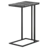 CoasterEssence 936034 Vicente - Marble Top C-Shaped Sofa Side Table - Gray