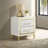 Coaster Fine Furniture 224732 Lucia - 2-Drawer Nightstand - White