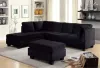Furniture of America CM6316-OT Lomma - Ottoman - Black