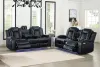 New Classic 23-U1769VB-2PM New Classic 23-U1769VB-2PM Orion II - Power P2 2 Piece Sofa & Loveseat - Black