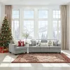 Intercon SY-SF-BWN84-GPH-C Baldwin - Sofa With 2 Pillows - Dalton Graphite