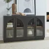 Liberty Furniture 2254-AC1000 Archway - 4 Door Accent Cabinet - Charcoal