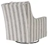 Ashley Furniture A3000207 Kambria - Swivel Glider Accent Chair - Ivory / Black