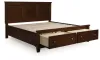 Ashley Furniture B685B18 Ashley Furniture B685B18 Danabrin - King Panel Storage Bed - Brown