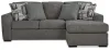 Ashley Furniture 5240418 Gardiner - Sofa Chaise - Pewter