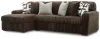 Ashley Furniture 98104S1 Ashley Furniture 98104S1 Midnight-Madness - 2-Piece Sectional Sofa With LAF Corner Chaise - Chocolate