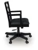 Ashley Furniture H664-01A Wildenauer - Home Office Swivel Desk Chair - Brown / Black