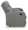 Ashley Furniture PC4220494 Gauntlet - Double Recline Loveseat With Console - Sterling