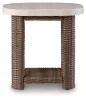 Ashley Furniture PCP610-702 Dolan Creek - Square End Table - Beige / Brown