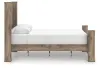Ashley Furniture PCB2260B4 Rusticott - Queen Poster Bed - Brown