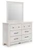 Ashley Furniture PCB1171B1 Ashley Furniture PCB1171B1 Makidern - Dresser And Mirror - Whitewash