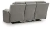 Ashley Furniture PC8350515 Mixed Motion - Power Reclining Sofa With Adjustable Headrest - Shadow