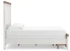 Ashley Furniture B4615B7 Ashley Furniture B4615B7 Savonport - Queen Panel Storage Bed With Storage Footboard - White / Brown