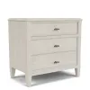 Riverside Furniture 25069 Carmella - Three Drawer Nightstand - Pebble Oak