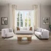 ACME LV07261 Duncan - Loveseat With 2 Pillows - Beige