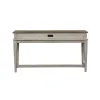 Liberty Furniture 824-OT6836 Heartland - Console Bar Table - Antique White / Tobacco Tops