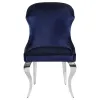 Coaster Fine Furniture 190745 Cheyanne - Upholstered Dining Side Chair (Set of 2) - Ink Blue