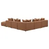 CoasterElevations 551591-SET Jennifer - 6 Piece Upholstered Modular Sectional - Terracotta