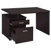 CoasterEveryday 800109 Irving - 2-Drawer Office Computer Desk - Cappuccino