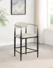 Coaster Fine Furniture 121184 Tina - Fabric Upholstered Counter Chair (Set of 2) - Beige