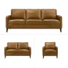 New Classic 20-L1213-3NP New Classic 20-L1213-3NP Caspar - 3 Piece Sofa & Loveseat & Chair - Caramel