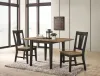 Intercon HP-TA-3650D-BBP-C Harper - Drop Leaf Table - Brushed Brown / Pecan