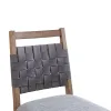 Intercon OS-BS-1370C-WCT-K24 Oslo - Woven Stool - Weathered Chestnut