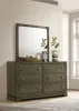 Coaster Fine Furniture 224933M Gran Park - 6-Drawer Dresser And Mirror - Dark Cocoa