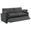 Coaster Fine Furniture 609532P Collins - Modular Power Loveseat - Dark Gray