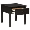 Coaster Fine Furniture 710577 Concord - 1-Drawer Square End Table - Distressed Java