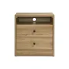 Intercon VG-BR-2202-NNM-C Vega - Nightstand - Natural Oak Melamine