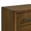 New Classic B0182-040 Ballard - 2 Drawer Nightstand - Walnut