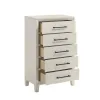 New Classic B0182W-070 New Classic B0182W-070 Ballard - 5 Drawer Chest - White
