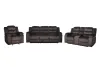 New Classic 20-U1816B-3NP New Classic 20-U1816B-3NP Willow - 3 Piece Sofa & Loveseat & Recliner - Brown