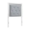 Liberty Furniture 781-BR11HU Reflections - Twin Upholstered Panel Headboard With Lights - Pearl White
