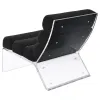 Coaster Fine Furniture 903162 Serreta - Boucle Upholstered Armless Acrylic Chair - Black