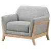 Coaster Fine Furniture 511073 Vaughn - Fabric Upholstered Flared Arm Accent Chair - Gray