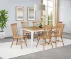 Coaster Fine Furniture 122501-S7 Andrews - 7 Piece Rectangular Dining Set - Light Ash And White