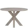 Riverside Furniture 79252 Bennett - Round Dining Table - Frosted Gray