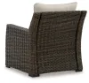 Ashley Furniture P465-820 Brook Ranch - Lounge Chair With Cushion - Brown