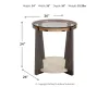 Ashley Furniture T432-6 Frazwa - Round End Table - Multi