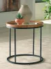 Ashley Furniture T502-6 Noraluna - Round End Table - Medium Brown