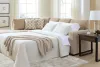 Ashley Furniture PC69507S4 Bridgepoint - 2-Piece Sleeper Sectional With LAF Corner Chaise - Almond